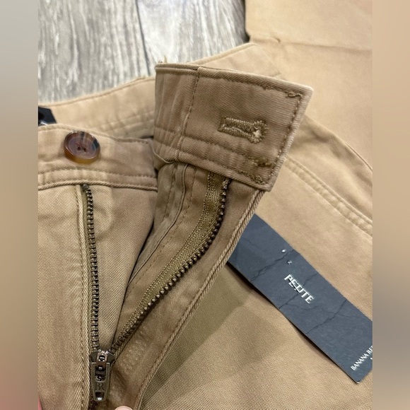 👖 Banana Republic Tan Authentic Chino - Size 6 Petite (NWT) 🌟 - Picture 4 of 13